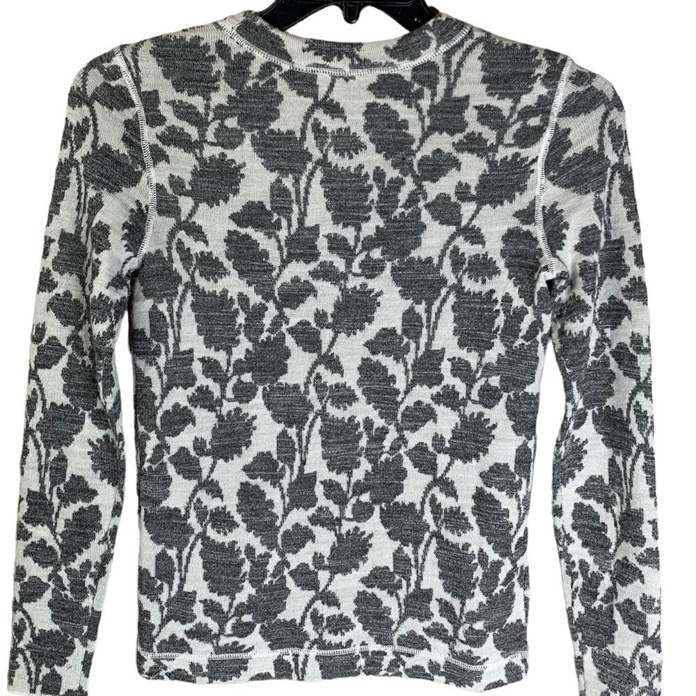 Ann Taylor LOFT Gorgeous Spring Botanical Graphic Spring Sweater Size X-Small